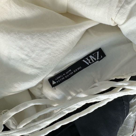 Zara Lace up Linen Dress - Picture 2 of 3